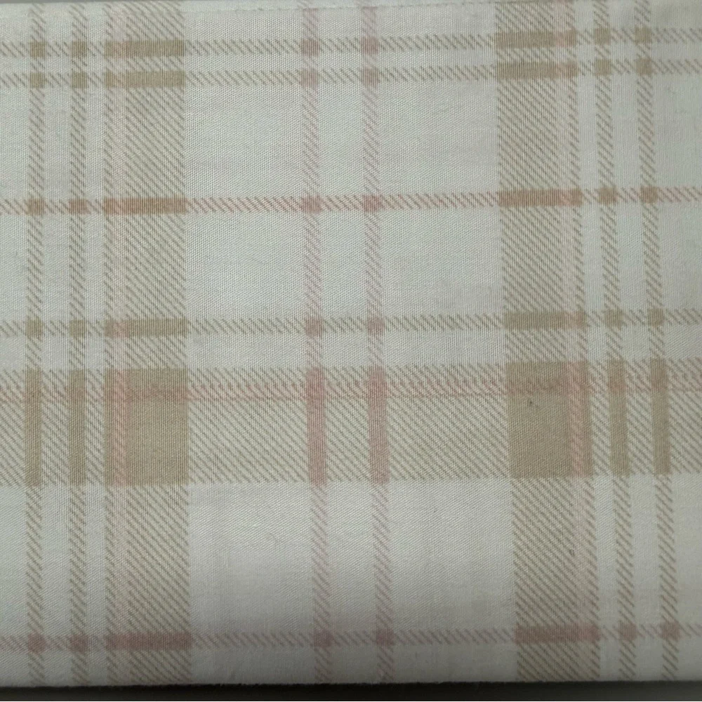 Lauren Ralph Lauren Erica plaid King Sheet Set Pink Cream NWT